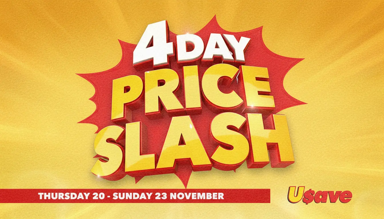 USAVE 4 Day Price Slash